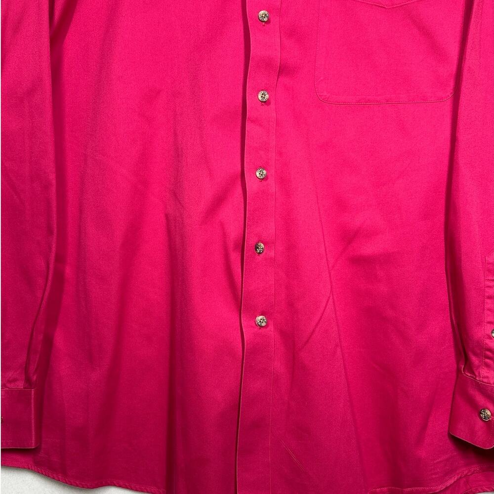 Ariat Solid Twill Classic Fit Button Down Shirt M… - image 3